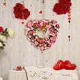 thumbnail image 7 of Valentine's Day With Heart Shaped Roses In Color Entrance Hall Wreath, 7 of 7