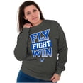 thumbnail image 4 of US Air Force Fly Fight Win Slogan Sweatshirt for Men or Women Brisco Brands S, 4 of 6