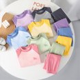 thumbnail image 6 of CAUYDYBoys Girls Soft Cotton Sleepwear Set Long Sleeve Pajamas with Pants 2PCS Kids Comfort Loungewear Cute Nightwear Set(L101-Pink,15-17 Y), 6 of 9