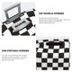 thumbnail image 3 of Balery Black and White Checkerboard Funda de equipaje, fundas para maletas, elástica, lavable, protector de maletas, compatible con maletas de 18 a 32 pulgadas-Medium, 3 of 7