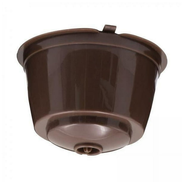 4 tazas de cápsula de café reutilizables reutilizables para, marrón 5 piezas