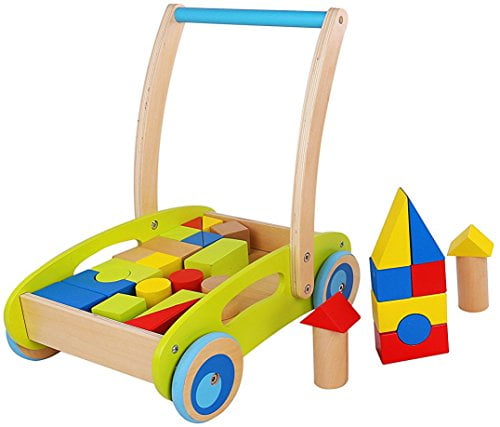baby push cart wood