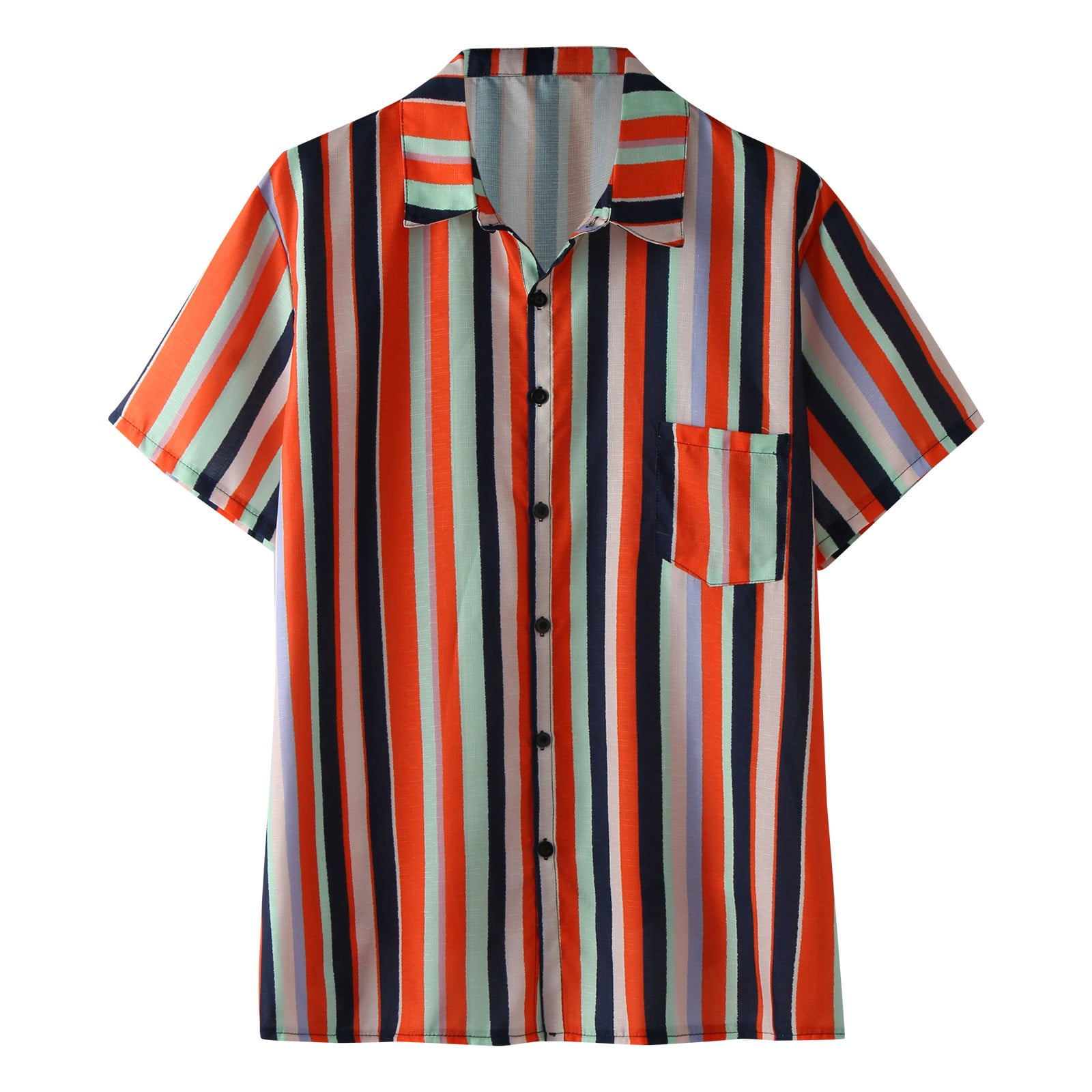 Akiihool Two Piece Men's Summer Short Sleeve Shirt and