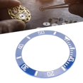 thumbnail image 1 of Ceramic Bezel Insert , Prevent Scratches 40mm Diameter Watch Bezels Insert  High Hardness Clear Scale Luminous  For Perfect Fitment White Character Black Back,Gold Character Black, 1 of 8