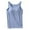 Light Blue, variant on Women's Tank Tops with Built-In Bra – Padded Sleeveless Crew Neck Camisole for Summer Casual, Workout & Yoga, Plus Size Wide Strap Basic Top