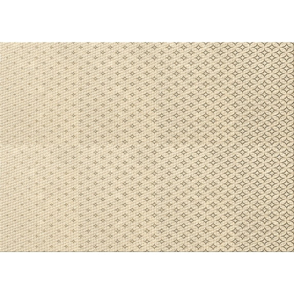 Ahgly Company Machine Washable Indoor Rectangle Transitional Moccasin Beige Area Rugs, 4' x 6'