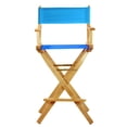 thumbnail image 2 of Casual Home 230-00/021-27 Director Chair 30" - Bar Height Natural Frame/Turquoise Canvas, 2 of 2