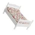 thumbnail image 4 of BRIGHTFUFU Décor de Lit Double Mini Lit Double Blanc 1 Ensemble pour Projets de Bricolage et Collectionneurs, 4 of 8
