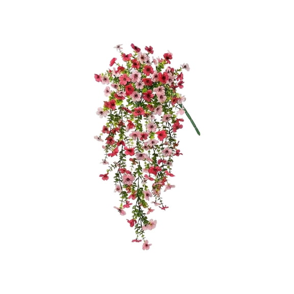 Faux Flowers for Home Decor, Artificial Orchid Hanging Plant, Realistic Fake Vines for Wall Decoration, Outdoor Garden Greenery Arrangement