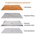 thumbnail image 3 of Self Heating Pet Pad Pets Winter Thicken Warm Sleeping Bed Blanket Fall Winter Dog Cat Thermal Mat Blanket Fleece Pet Self Heating Mat, 3 of 9