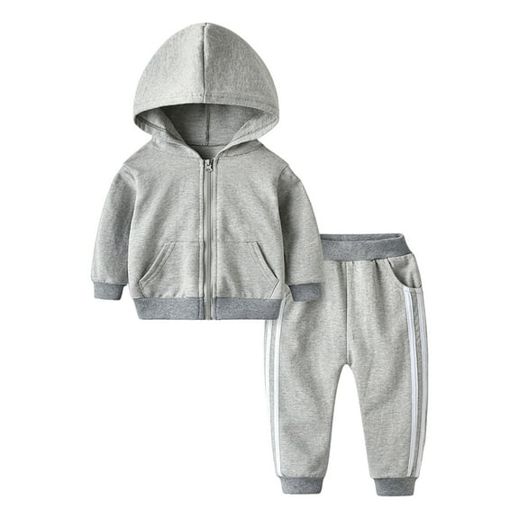 Toddler Boy Girl Pants Clothes Set, Long Sleeve Round Neck Contrast Color Sweatshirt Casual Street Long Trousers Loungewears Pajamas Set 12-18 Months Toddler Sweatshirt Sets,3-4 Years