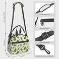thumbnail image 2 of Easygdp Green Avocado Caja de Almuerzo para Mujeres y Hombres, Bolsa de Almuerzo Insulada, Bolsas Reutilizables Impermeables para Viajes, Trabajo y Picnics, 2 of 7