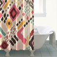 thumbnail image 4 of 72x72 Inches Earthy Bohemian Shower Curtain Polyester, 4 of 5
