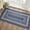 Country Blue, Cornflower, Powder Blue & Antique White, variant on VHC Brands Great Falls Blue Rug with PVC Pad, Jute Blend, Oval, Blue White, 20x30 inches