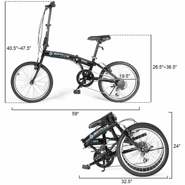 Folding bike hotsell size 20