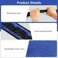 thumbnail image 5 of Wheelchair Harness for Adults Elderly, Adjustable Wheelchair Seat Belt Torso Support Vest, Blue Wheelchair Seatbelt Restraint Straps for Patient Care, Solid Nylon Straps Breathable Mesh, 5 of 9