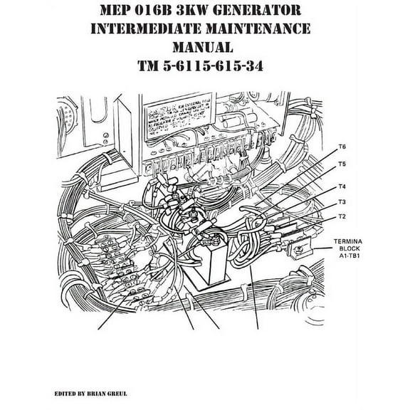 MEP 016B 3KW Generator Intermediate Maintenance Manual TM 5-6115-615-34, (Paperback)
