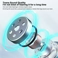 thumbnail image 6 of Matoen Wireless Earbud, Bluetooth Headphones 5.3 Stereo Bass Earphones IPX3 Waterproof Noise Reduction Headphones White, 6 of 8