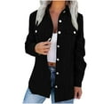 thumbnail image 2 of Delliss Fall Clothes For Woman Fashion Long Sleeve Fall Jacket Black S, 2 of 6