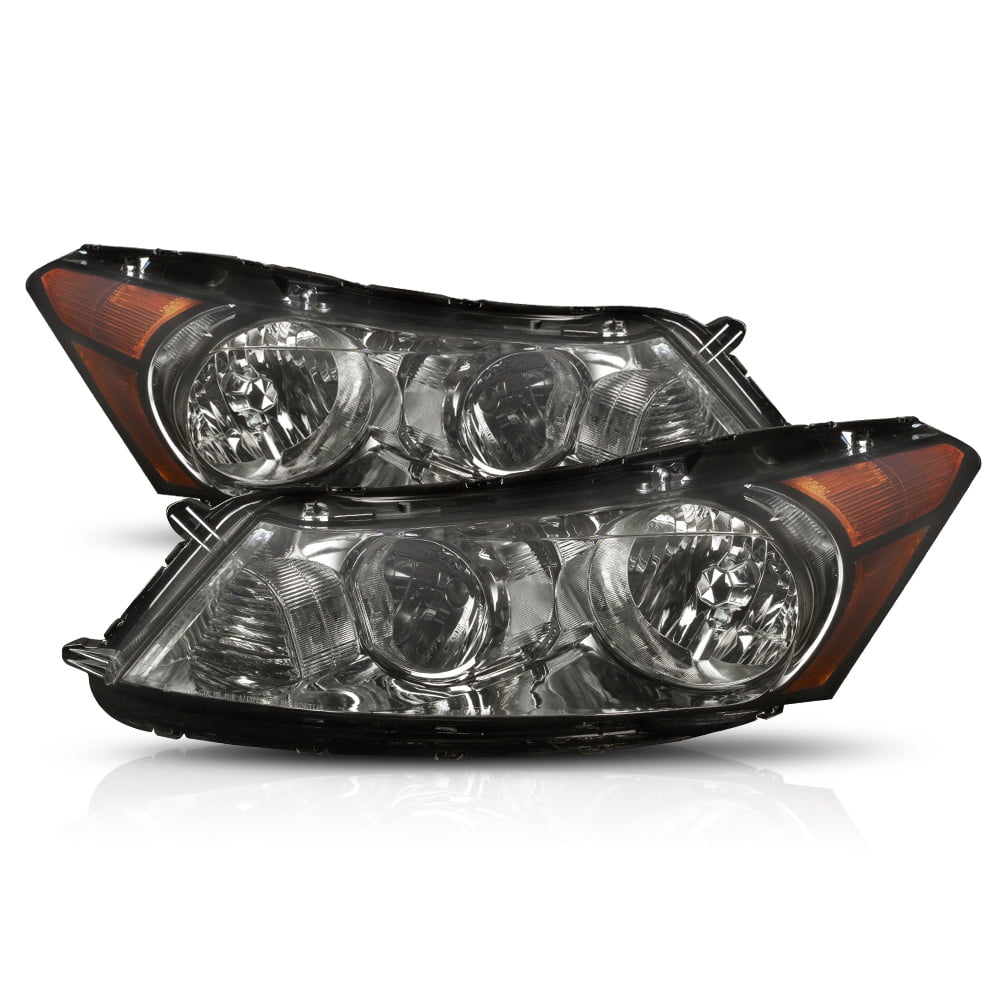 Smoke Tinted Headlight Amber Turn Signal Reflector for 0812 Honda