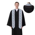 thumbnail image 4 of Fotbe Palm Leaves Printed Class of 2024 Graduation Stole, 4 of 7