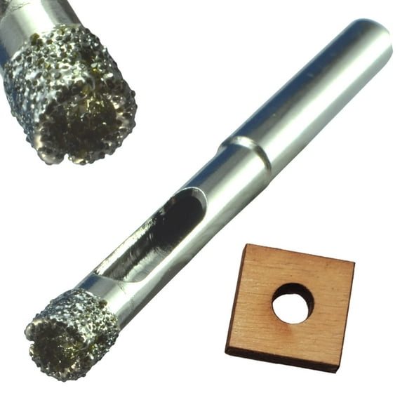Perceuse Diamant 1/4 Pouces pour Carreaux de Porcelaine et Céramique - Perceuse en Verre avec Guide, Perceuse 6mm