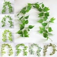 thumbnail image 1 of Shenmeida Fake Vines for Hanging Decor Artificial Greenery Garland Fake Leaf Vines Hanging Plants Greenery Wall Backdrop for Home Bedroom Wedding Decoration Jungle Theme Party Supplies, 1 of 7