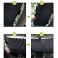 thumbnail image 5 of Parasol para parabrisas automático, tipo acordeón Parabrisas retráctil automático Parasol Parasol Parasol con aislamiento (ventana trasera de 70 cm) oso de fresa Hogar, 5 of 5