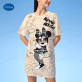 thumbnail image 1 of Women T Shirt Dress Disney Mickey Mouse Print Short Sleeve T-shirt Fashion Woman Blouses 2023 Streetwear Loose y2k Clothes TopsXXL Gao Jinjia LED, 1 of 2