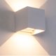 thumbnail image 4 of Blanco 3000K6WLed Lámpara de pared de doble cabeza creativa Lámpara de pared moderna Luces de montaje en pared para sala de estar, 4 of 5