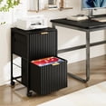 thumbnail image 2 of Ktaxon 2-Drawer File Cabinet Vertical Filing Cabinet for Letter A4-Sized Files Easy to Assemble, Modern Style Fluted Design, 2 of 12