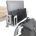 thumbnail image 1 of Soporte de almacenamiento para ordenador portátil NODOCA con soporte para auriculares, blanco, 1 of 8