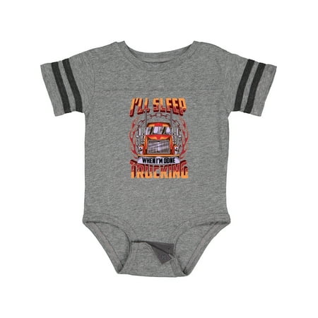 

Inktastic Truck Driver Funny Big Rig Truck Driving Gift Baby Boy or Baby Girl Bodysuit
