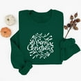 thumbnail image 6 of Ugly Christmas Sweatshirt for Women Long Sleeve Xmas Graphic Shirts Loose Holiday Gift Pullover Tops, M Green, 6 of 6
