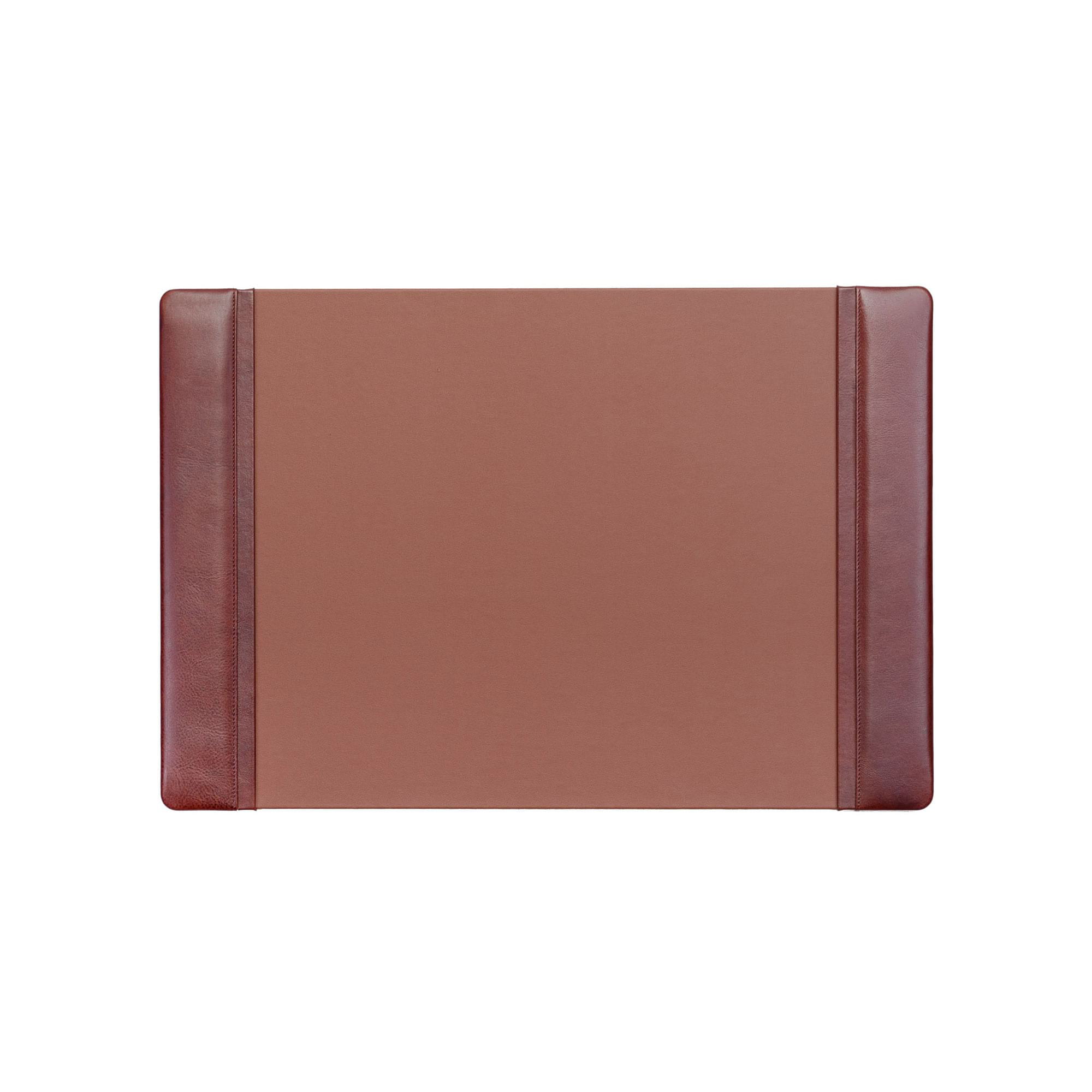 Dacasso Burgundy Desk Pad with Side-Rails,22 by 14 Inch