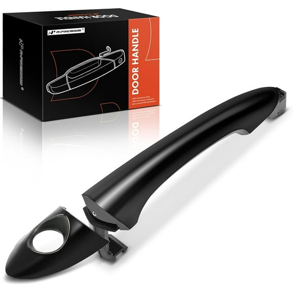 A-Premium Front Driver Side Exterior Door Handle with Keyhole Compatible with Hyundai Sonata 2011 2012 2013 2014 2015, Primed Black, Replace# 826523S000