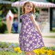 thumbnail image 5 of Balery Daisies Flowers Camisón de princesa para niñas, pijama de algodón con mangas abullonadas, suave y bonito.-XX-Large, 5 of 6