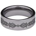 thumbnail image 4 of Celtic Dog Style 1 Tungsten Carbide Ring, 4 of 9