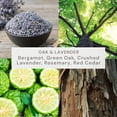 thumbnail image 2 of Better Homes & Gardens Scented 2-wick 12 oz. Parrafin Wax Ombre Jar Candle, Oak & Lavender, 2 of 7