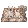 thumbnail image 1 of Paquete de 2 almohadillas para orinar para perros, 91 x 104 cm, lavables a prueba de fugas, 1 of 7