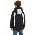 thumbnail image 4 of Jizyo Vestes de Sport pour Enfants Veste Imperméable Extérieure Garçons Filles Coupe-Vent à Capuche Randonnée Noir 120, 4 of 6