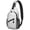 Black-31, variant on Cottagecore Fungi Sling Bag - Lightweight Shoulder Backpack for Hikers & Commuters - Anti-Theft Design with Durable & Comfortable Straps