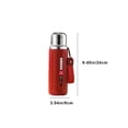 thumbnail image 3 of Botella de Agua Aislada 600ml – Termo de Acero Inoxidable 316 al Vacío, Taza Térmica de Larga Duración para Caliente y Frío, Tapa con Botón a Presión Antifugas para Viaje, Ideal para Oficina y, 3 of 7