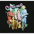 thumbnail image 2 of The Golden Girls Mens' Group Photo with Leaves Background Graphic T-Shirt, M, 2 of 2