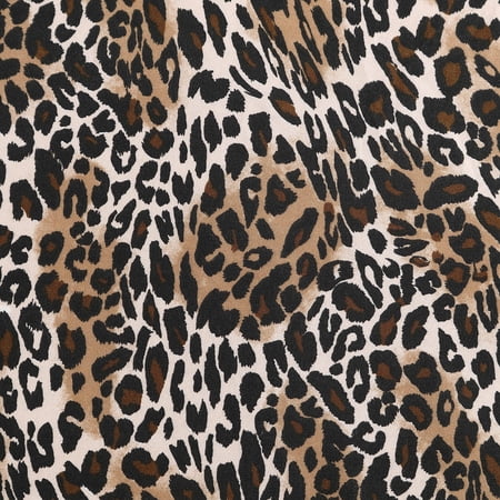 Beatrice Home Fashions, Whimsical Zara Leopard Print 4PC Sheet Set, Queen