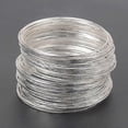 thumbnail image 5 of 50pcs Indian Style Silver Alloy Bracelet Bangles Set Women Stackable, 5 of 5