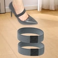 thumbnail image 1 of 2 correas elásticas para zapatos, cordones antisueltos para mujeres y niñas, correas de tobillo, banda elástica anticaída para compras. gris oscuro, 1 of 8