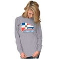 thumbnail image 3 of Dominican Pride Parade Country Flag Long Sleeve TShirt Men Women Brisco Brands L, 3 of 5