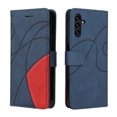 thumbnail image 4 of Compatible Samsung Galaxy A13 5G Case, Leather Wallet Case Stand View Magnetic Clasp Book Flip Folio Phone Cover - Blue, 4 of 5