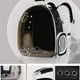 thumbnail image 4 of Mochila transportadora para gatos, mochila para mascotas con burbujas, transpirable, aprobada por aerolíneas, espacio pequeño para viajes, senderismo y caminatas al aire libre, 4 of 5